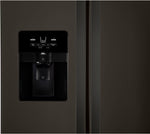 Whirlpool 35.88" 25 Cu. Ft. Black Stainless Steel Side-by-Side Refrigerator - WRS325SDHV