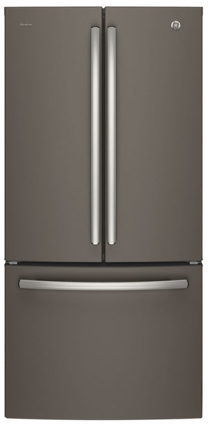 GE Profile Réfrigérateur 24,8 pi³ porte à 2 battants ardoise PNE25NMLKES