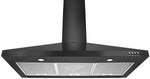 Whirlpool Black Stainless Steel 30" 400 CFM Canopy Wall-Mount Range Hood - WVW53UC0HV
