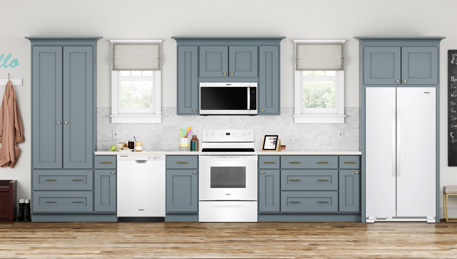 Whirlpool 35.88" 25 Cu. Ft. White Side-by-Side Refrigerator - WRS315SNHW