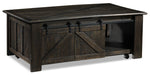 Gable 50" Lift-Top Coffee Table - Weathered Charcoal