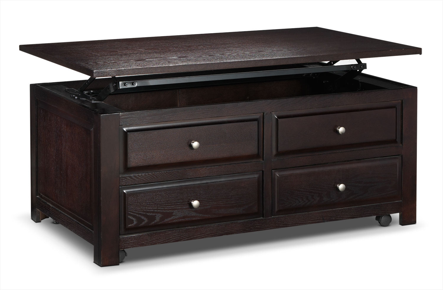 Ines Lift-Top Coffee Table - Espresso