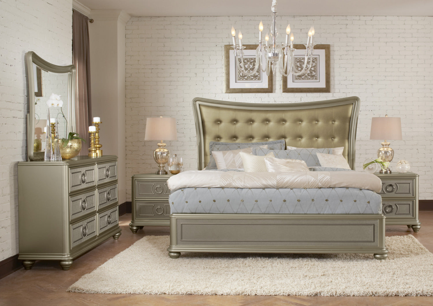 Dynasty Mirror - Gold