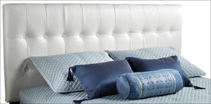 Moonlight Tête de lit double avec pattes ajustable - blanc