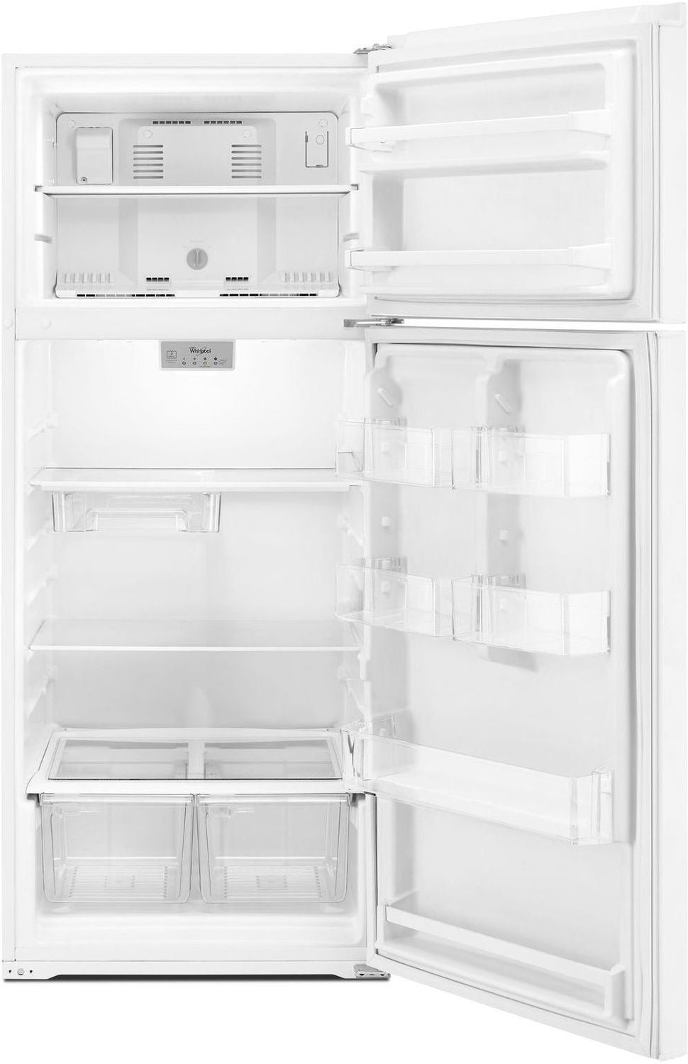 Whirlpool 28" 18 Cu. Ft. White Top-Freezer Refrigerator - WRT518SZFW