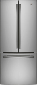 GE Stainless Steel French Door Refrigerator (20.8 Cu. Ft.) - GNE21DSKSS