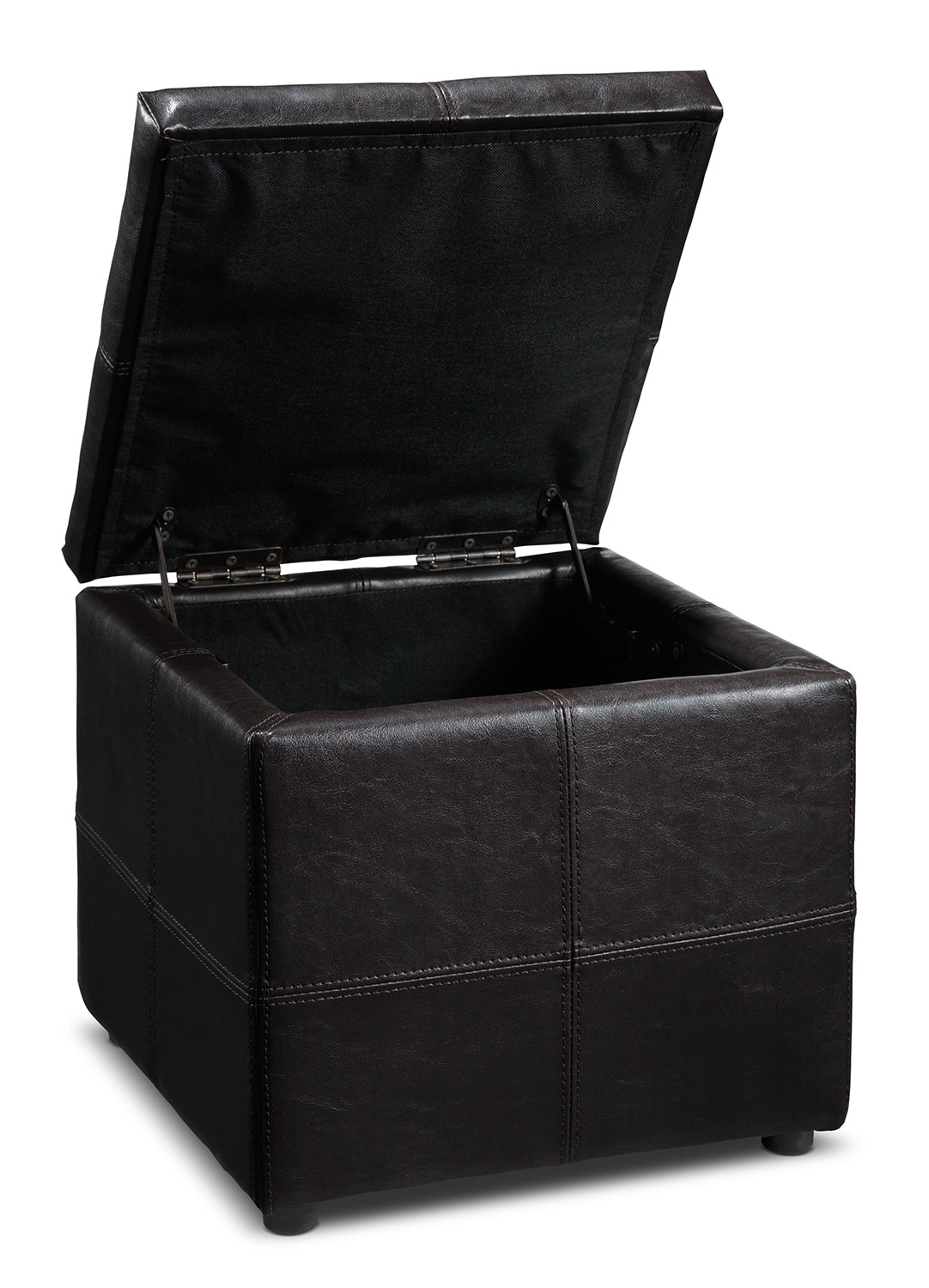 Anisa Storage Ottoman - Espresso