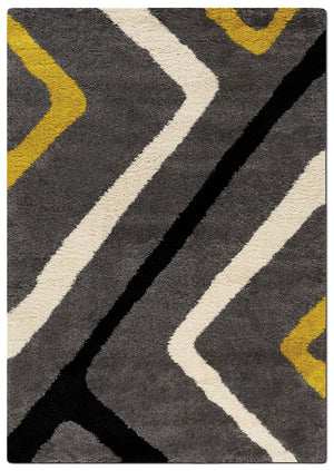 Maroq Tapis (5 pi X 8 pi) - gris