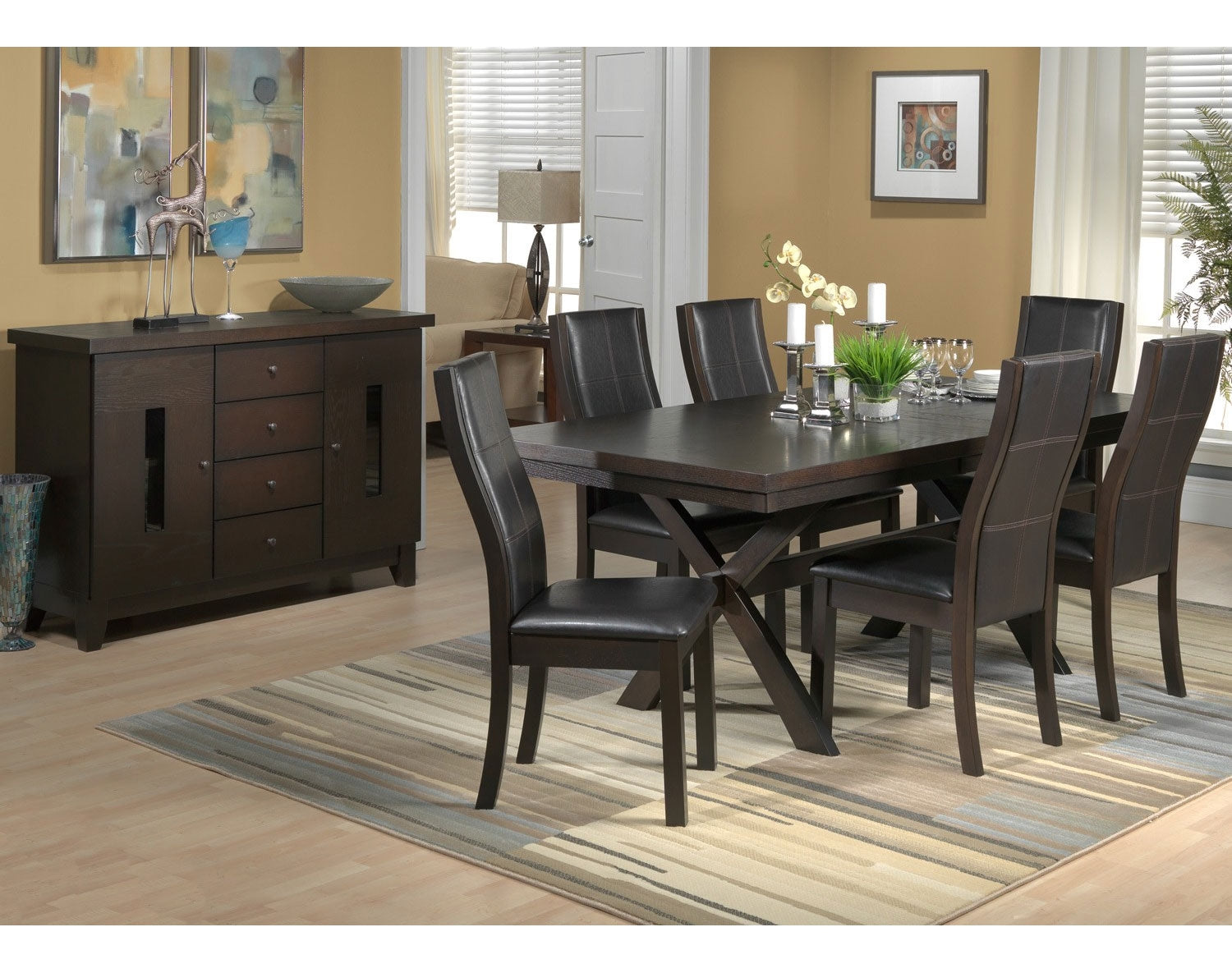 Grethell Side Chair - Espresso