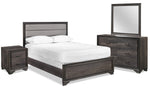 Sophie 6-Piece King Bedroom Package - Weathered Grey