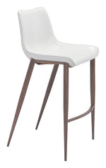 Teglberg Bar Height Stool - Greyish Brown/Walnut - Set of 2