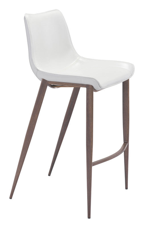 Teglberg Bar Height Stool - Greyish Brown/Walnut - Set of 2