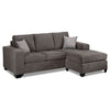 Fava Sofa avec fauteuil allongé - gris