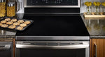 GE Stainless Steel Freestanding Electric True Convection Range (6.2 Cu. Ft.) - PCB905SKSS