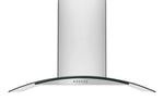 Frigidaire Stainless Steel and Glass 42" 400 CFM Island/Peninsula-Mount Range Hood - FHPC4260LS