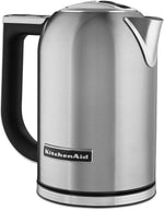 KitchenAid Brushed Stainless Steel Electric Kettle (1.7 L) - KEK1722SX