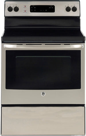 GE Cuisinière électrique 5,0 pi³ inox JCBS630DKSS