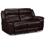 Solenn Power Reclining Loveseat - Black Cherry