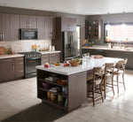 Whirlpool Black Stainless Steel Slide-In Gas True Convection Range (5.8 Cu. Ft.) - WEG750H0HV