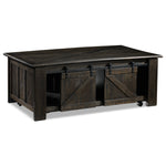 Gable Lift-Top Coffee Table - Weathered Charcoal