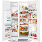 Whirlpool White Side-by-Side Refrigerator (21 Cu. Ft.) - WRS331SDHW