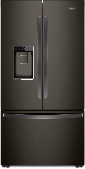 Whirlpool Réfrigérateur 23,8 pi³ porte à 2 battants profondeur comptoir inox noir WRF954CIHV