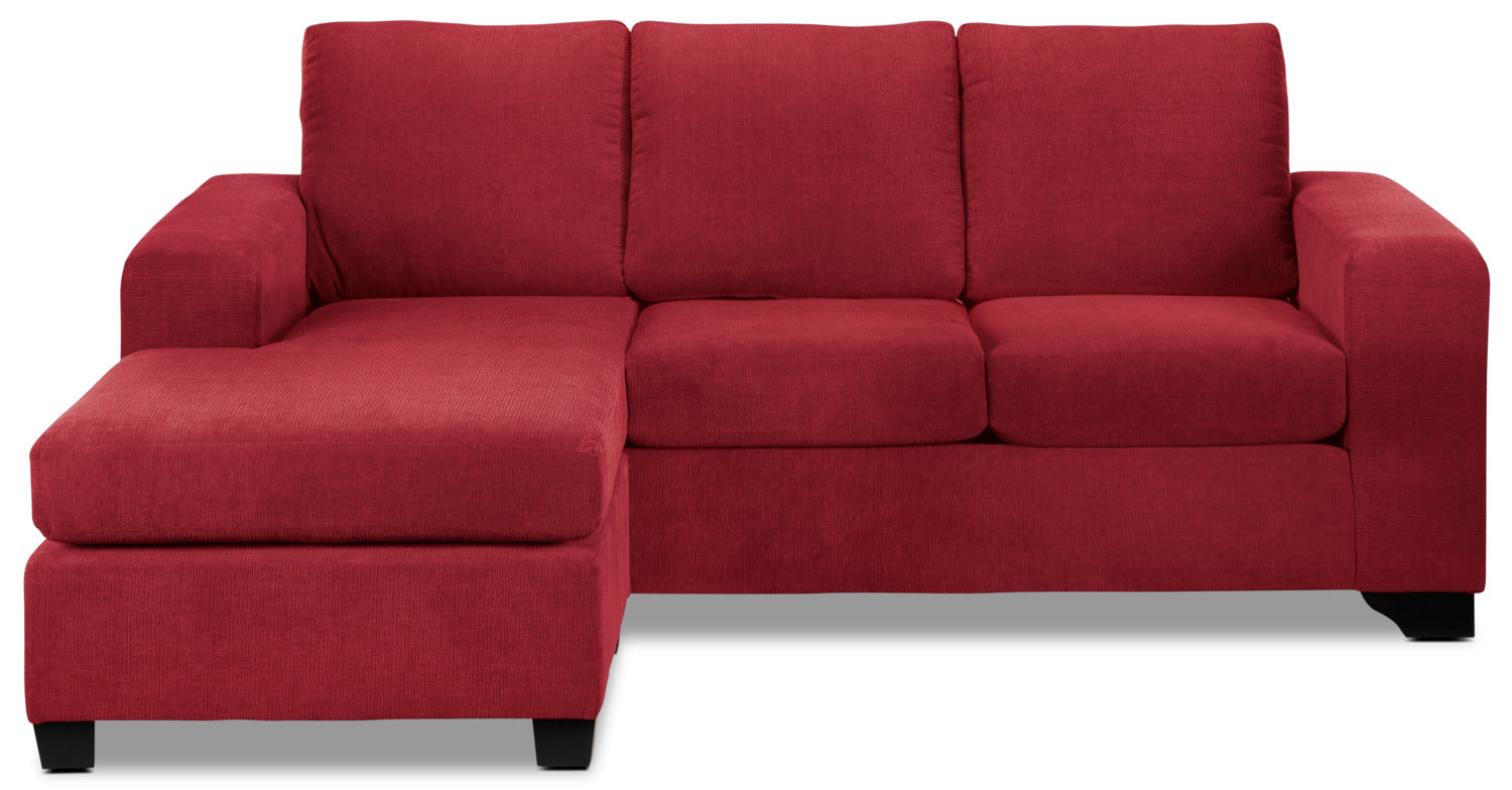 Fava Chaise Sofa - Red