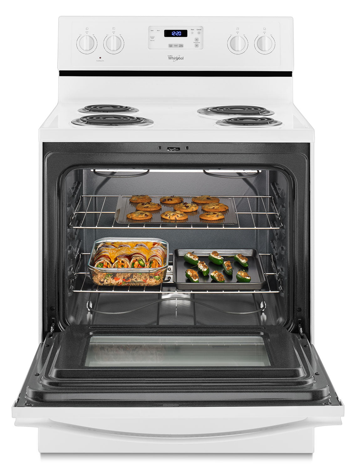 Whirlpool White Freestanding Electric Range (4.8 Cu. Ft.) - YWFC150M0EW