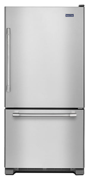 Maytag Réfrigérateur 18,6 pi³ à congélateur en bas inox MBR1957FEZ