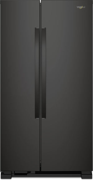 Whirlpool Réfrigérateur 25,0 pi³ côte à côte noir WRS315SNHB