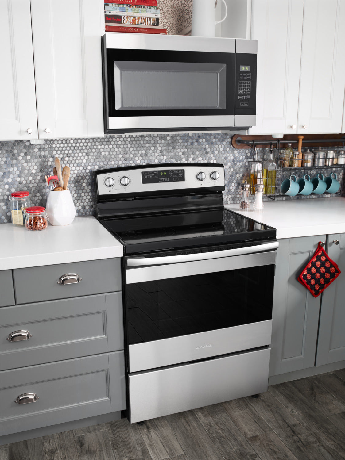 Amana Stainless Steel Over-the-Range Microwave (1.6 Cu. Ft.) - YAMV2307PFS