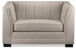 Mika Chair and a Half - Taupe