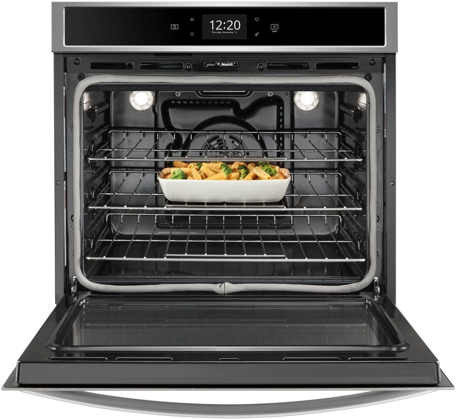 Whirlpool Stainless Steel Electric True Convection Wall Oven (5.0 Cu. Ft.) - WOS72EC0HS