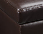Paloma 3-Piece Ottoman - Chocolate