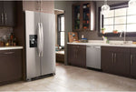 Whirlpool 35.88" 25 Cu. Ft. Stainless Steel Side-by-Side Refrigerator - WRS325SDHZ