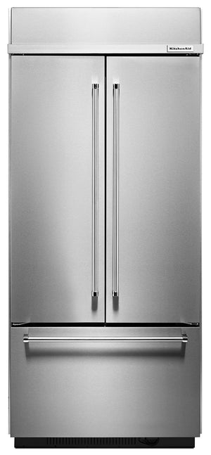 KitchenAid Réfrigérateur 20,8 pi³ porte à 2 battants inox KBFN506ESS