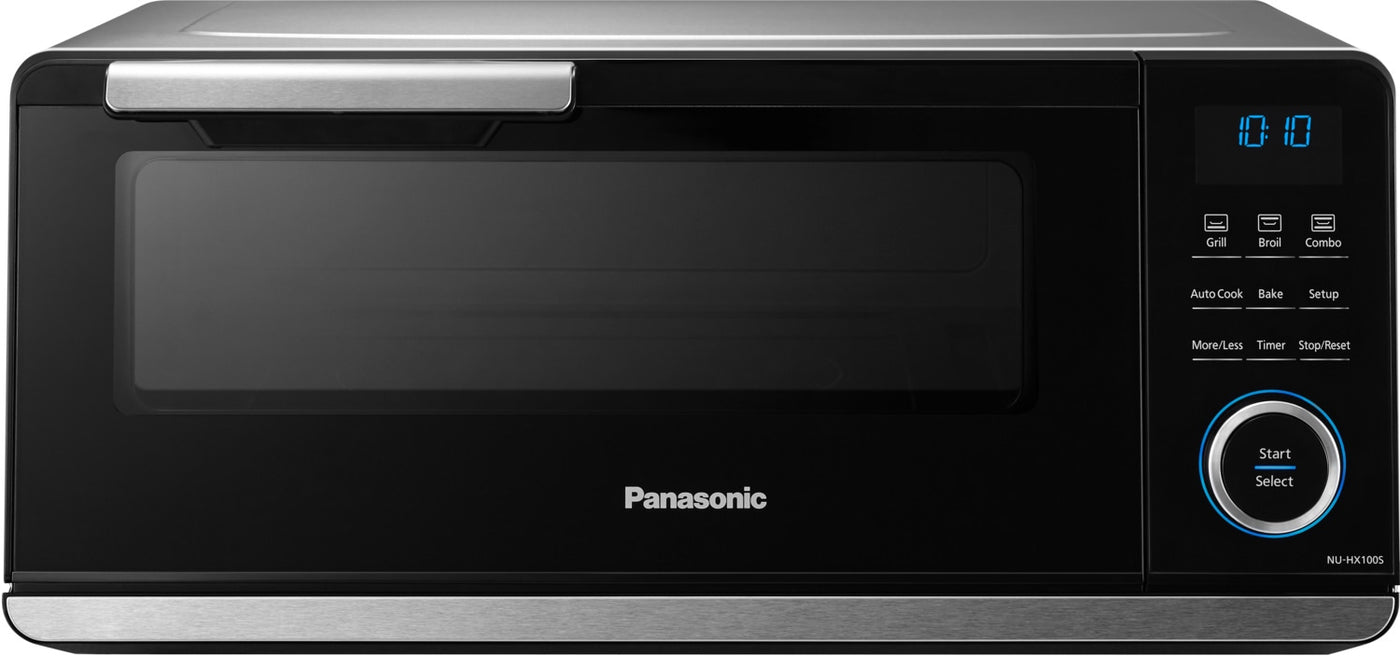 Panasonic Black-on-Stainless Steel Countertop Induction Oven (0.5 Cu. Ft.) - NUHX100S