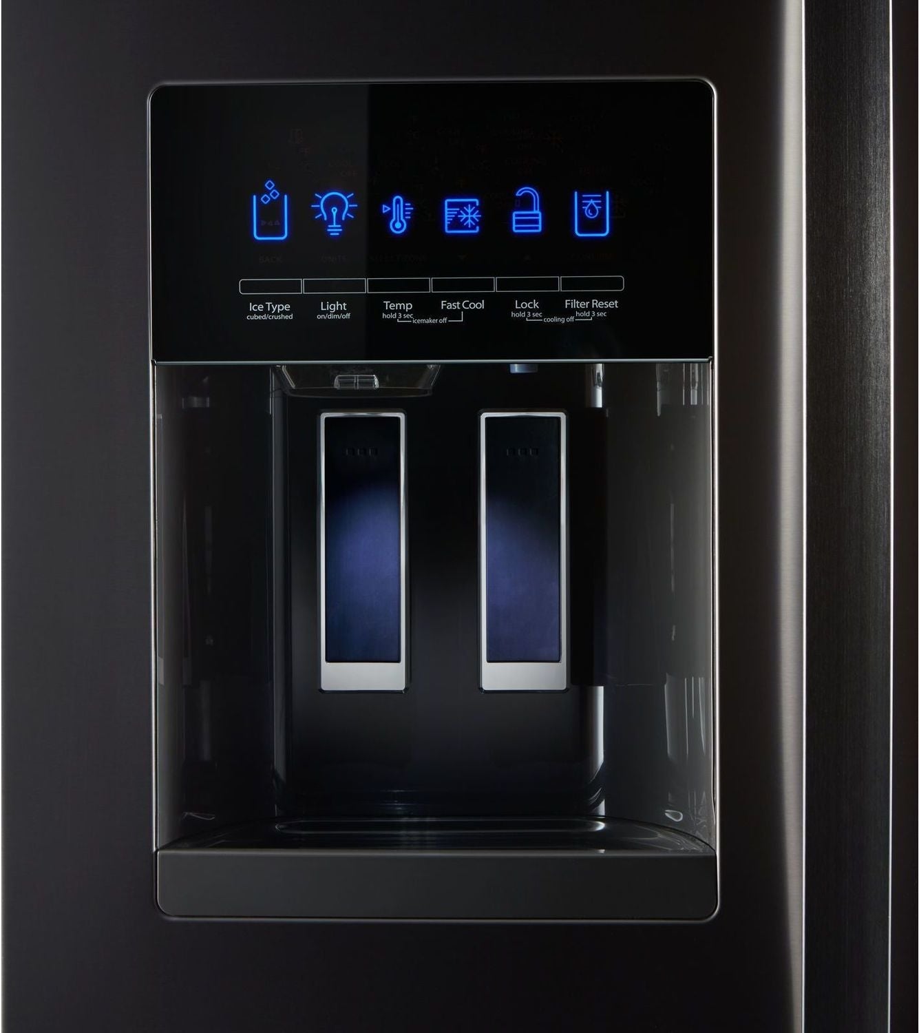 Whirlpool Black Stainless Steel French Door Refrigerator (25 Cu. Ft.) - WRF555SDHV