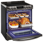 LG Appliances Black Stainless Steel Slide-In Electric Range (6.3 Cu. Ft.) - LSE4611BD