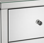 Illusion Set of 2 Night Tables - Mirrored Glass