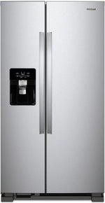Whirlpool 35.88" 25 Cu. Ft. Stainless Steel Side-by-Side Refrigerator - WRS325SDHZ