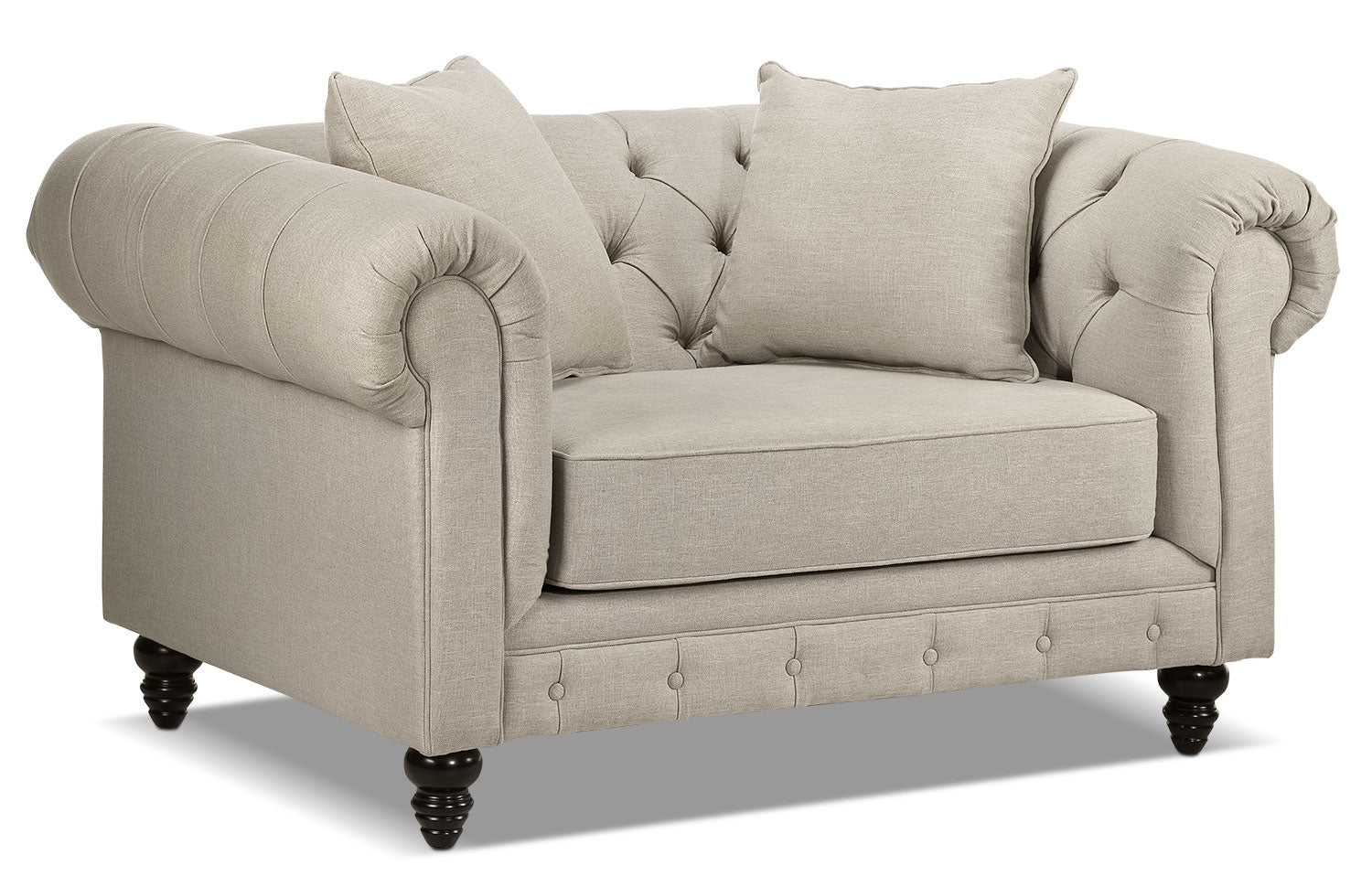 Nubia Chair and a Half - Stone