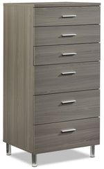 Bellmar 6 Drawer Chest - Grey
