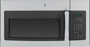 GE Four micro-ondes avec hotte intégrée 1,6 pi³ inox JVM1635SFC