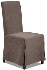 Glambrey Slip Chair w/ 2 Covers - Denim and Slate