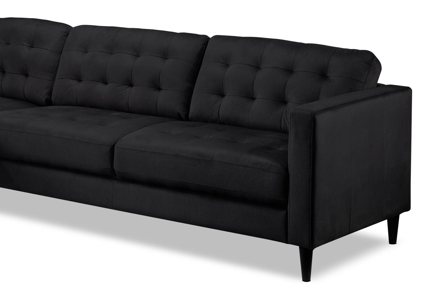 Paragon 2-Piece Sectional with Left-Facing Chaise - Charcoal