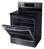 Samsung Black Stainless Steel Freestanding Electric Convection Range (5.9 Cu. Ft.) - NE59J7850WG/AC