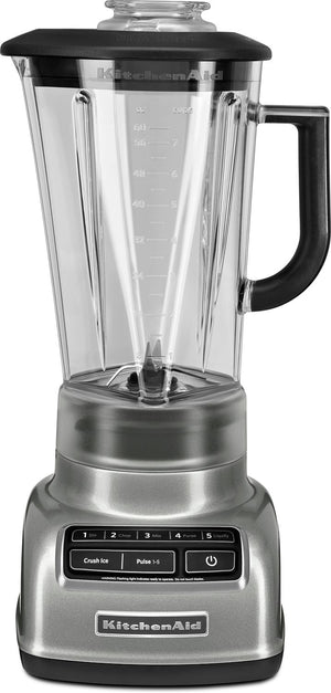 KitchenAid Mélangeur à base losange à 5 vitesses de 60 oz argent KSB1575CU