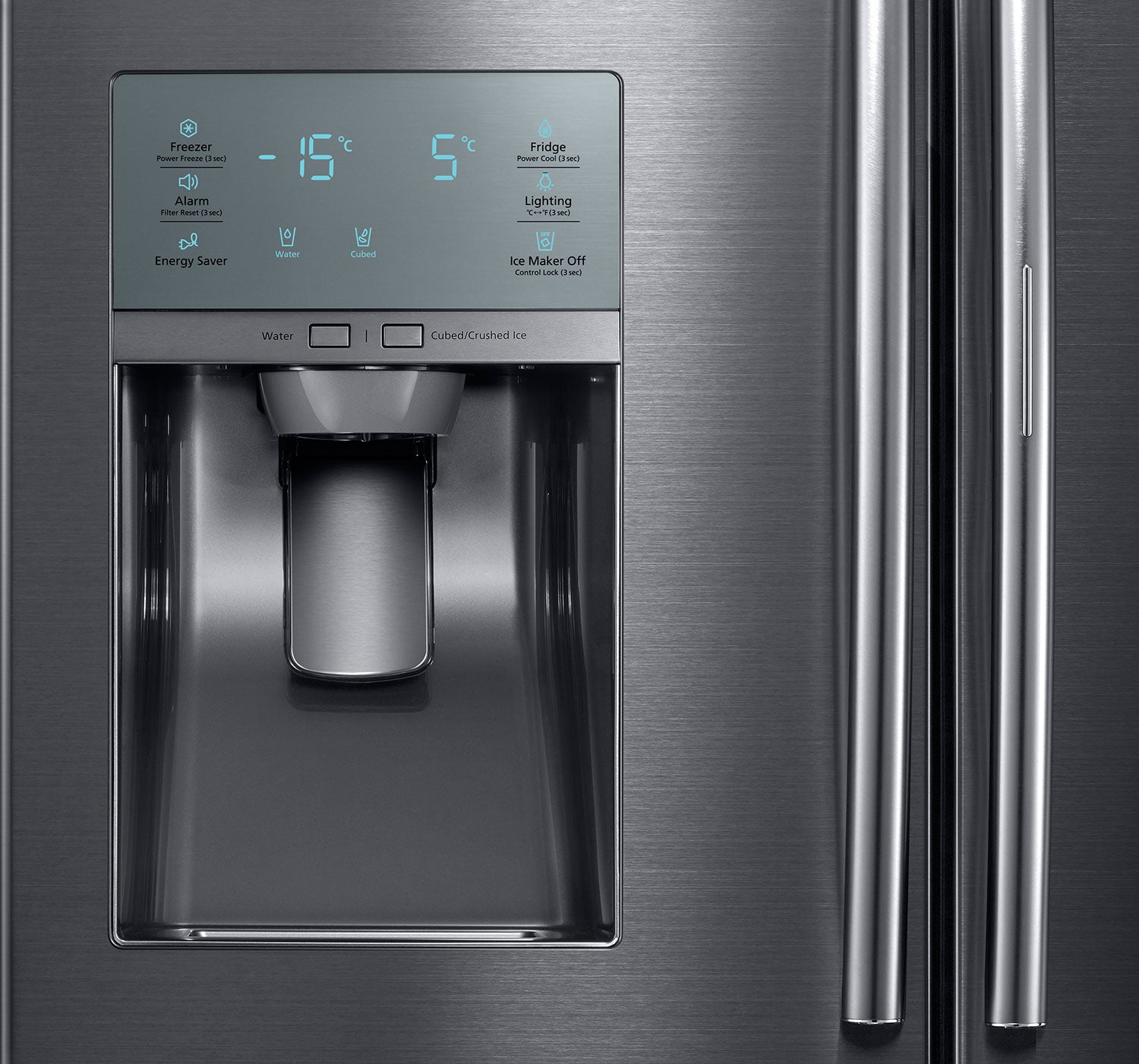 Samsung Black Stainless Steel French Door Refrigerator (28 Cu. Ft.) - RF28JBEDBSG/AA