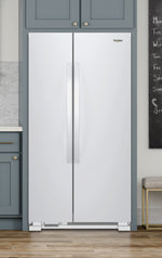 Whirlpool 35.88" 25 Cu. Ft. White Side-by-Side Refrigerator - WRS315SNHW